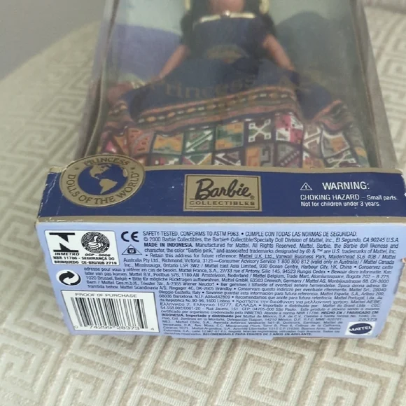 Barbie Princess Of The Incas Collection Doll in Blue and Gold - Picture 14 of 14